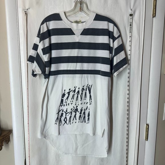 Vintage Women's Street Closed Long Tail Shirt - Picture 4 of 11